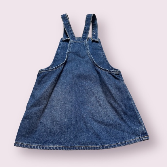 Toddler Levi’s Denim Overall Dress with Button Front Size 2T - Picture 7 of 8